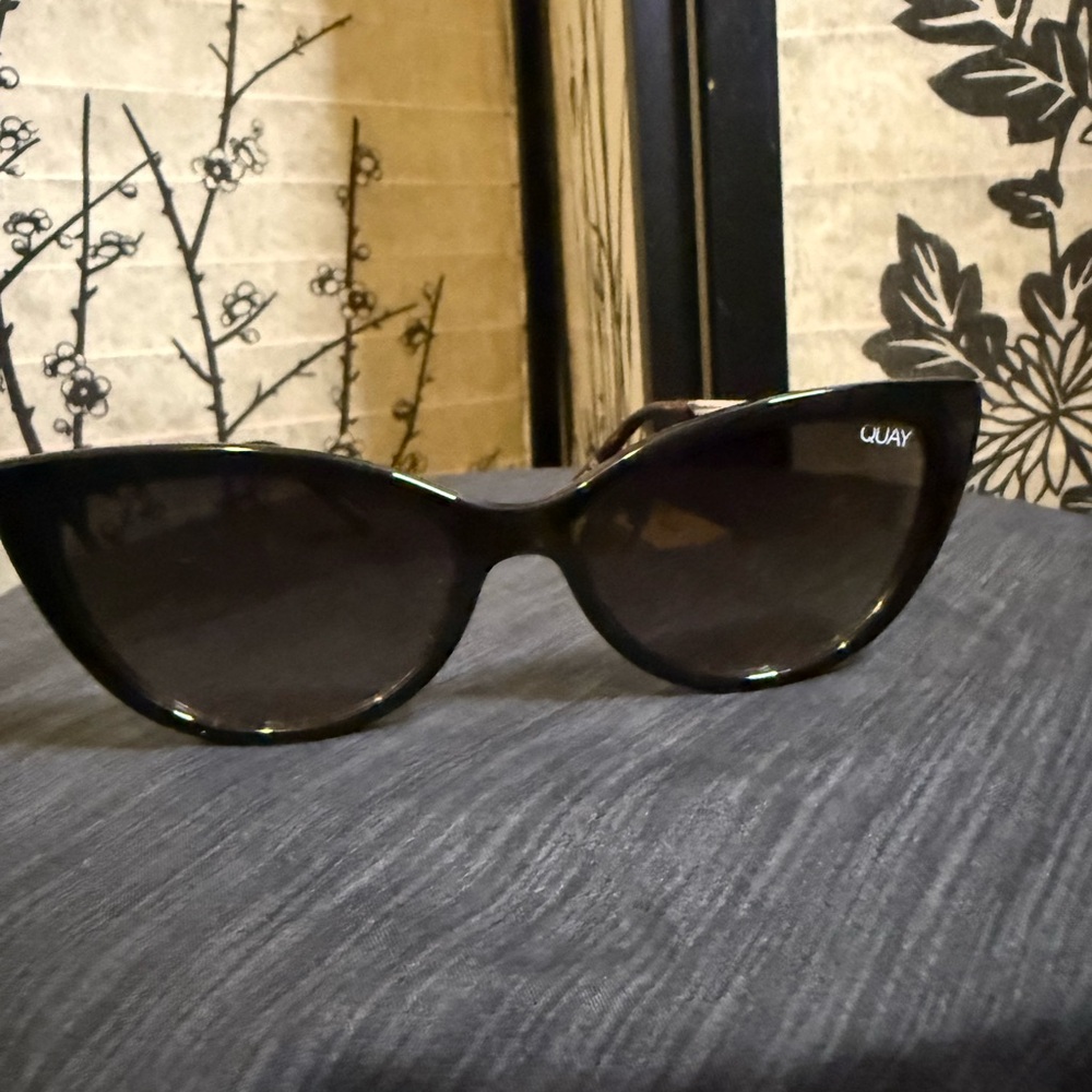 Quay Australia Glossy Black Sunglasses